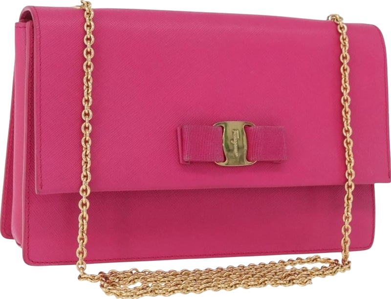 Salvatore Ferragamo Vala Chain Leather