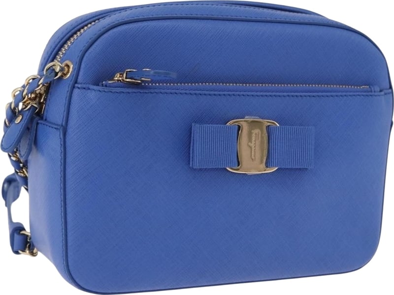 Salvatore Ferragamo Vara Chain Flap Leather
