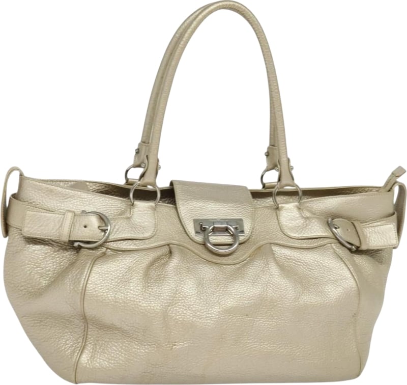 Salvatore Ferragamo Gancini Leather Mini