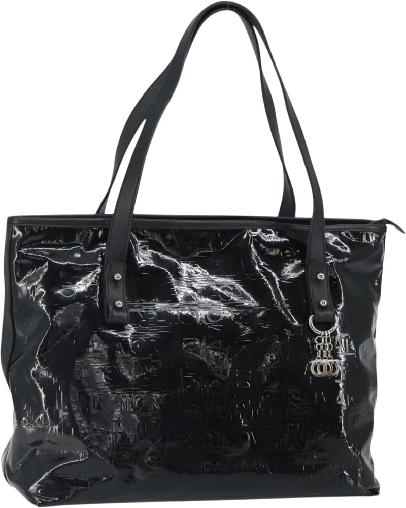 Salvatore Ferragamo Gancini Tote Patent Leather