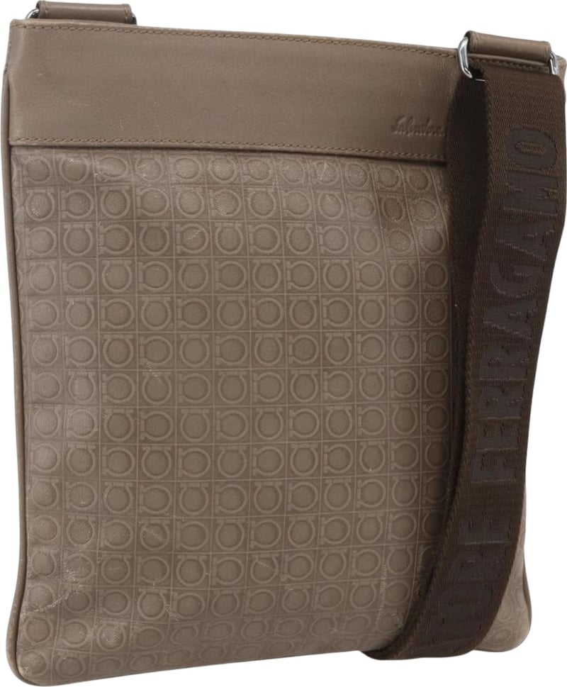 Salvatore Ferragamo Gancini Leather Mini