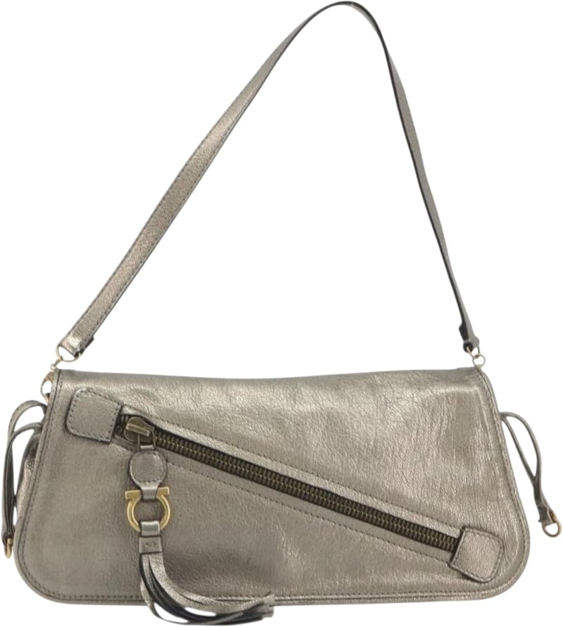 Salvatore Ferragamo Gancini Leather Mini