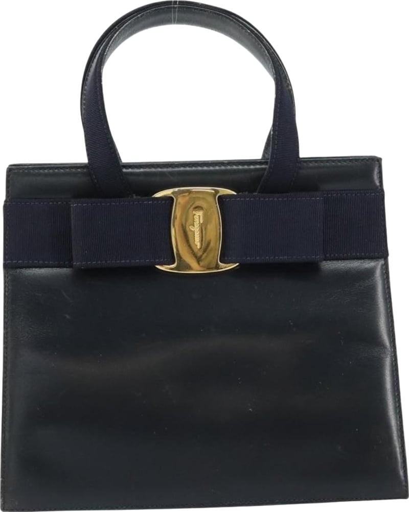 Salvatore Ferragamo Convertible Vara Bow Leather Small