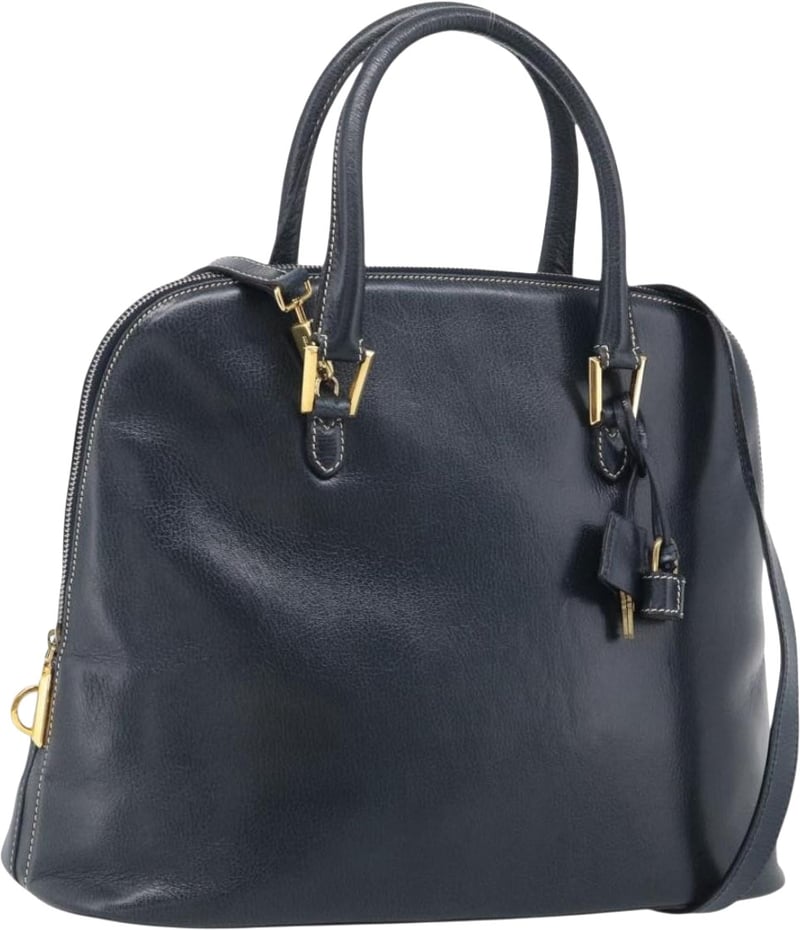 Salvatore Ferragamo Top Handle Leather Micro