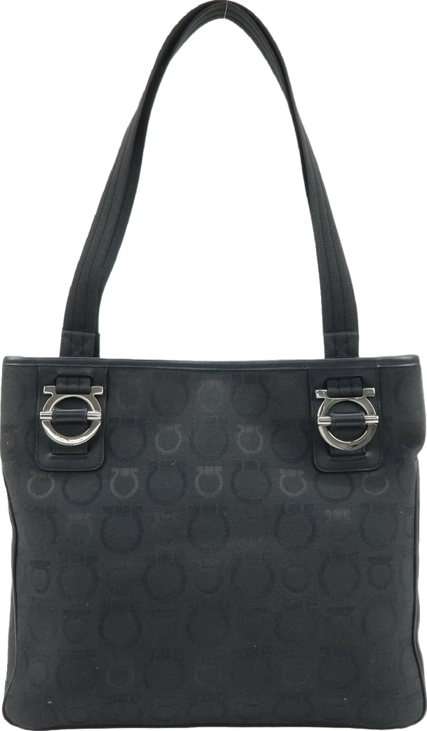 Salvatore Ferragamo Gancini Tote Canvas
