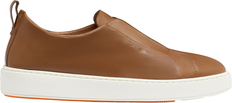 Men's leather slipon sneaker