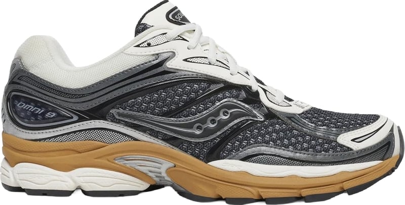 Heren Hardloopsneaker met demping en stabiliteit Grijs