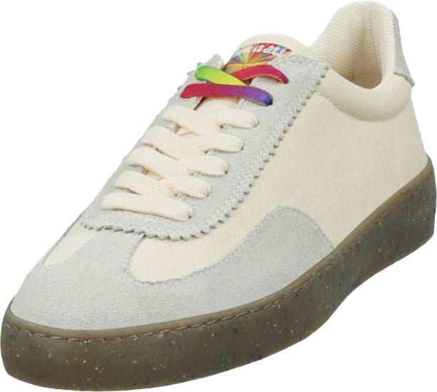 Scotch & Soda White Linen Low Top Sneakers
