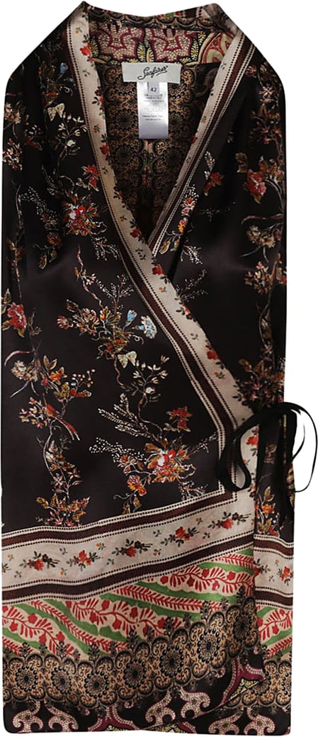 Seafarer Printed wrap shirt