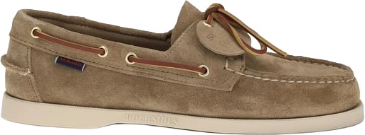 Sebago Beige Calf Leather Bos Taurus Slip-On Loafers