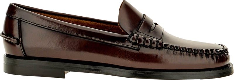 Sebago Chocolate leather Classic Dan loafer