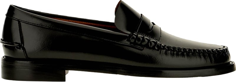 Sebago Black leather Classic Dan loafer