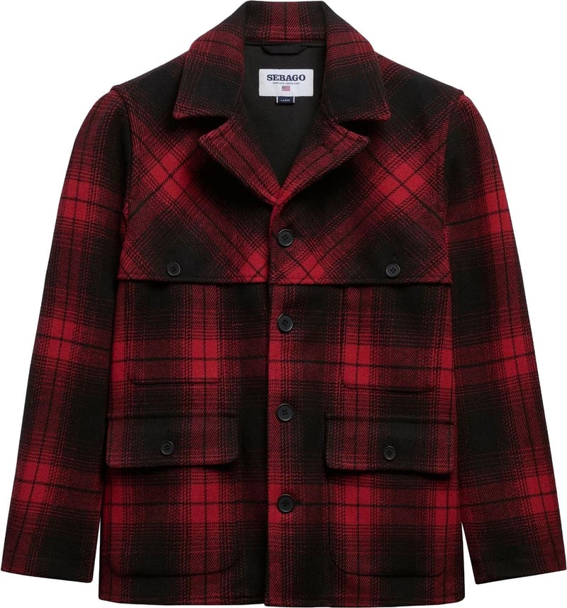 Giacca Ranger Check Rossa/Nera