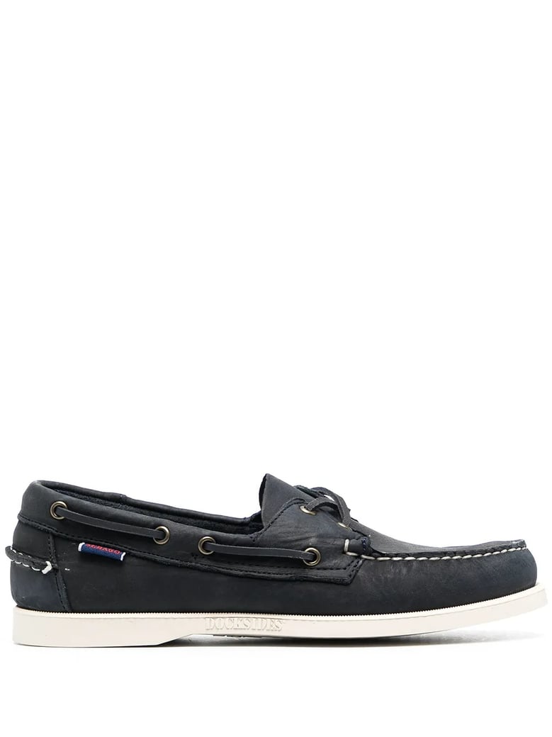 mocassins en cuir