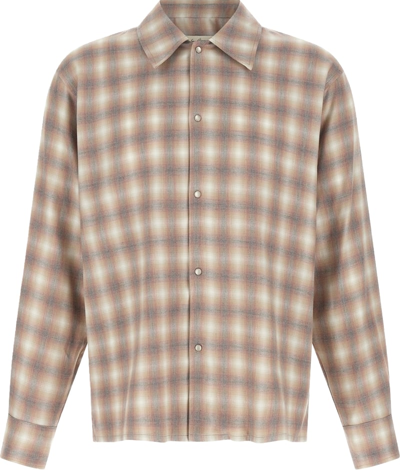 SECOND/LAYER Beige Cotton Blouse