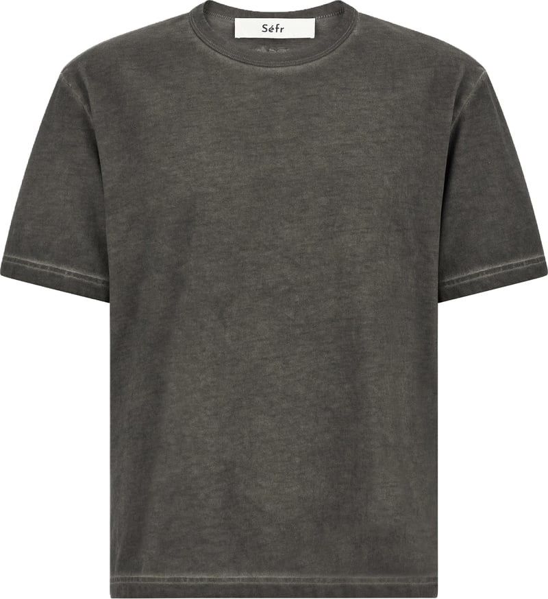 SÉFR Gray Cotton T-Shirt