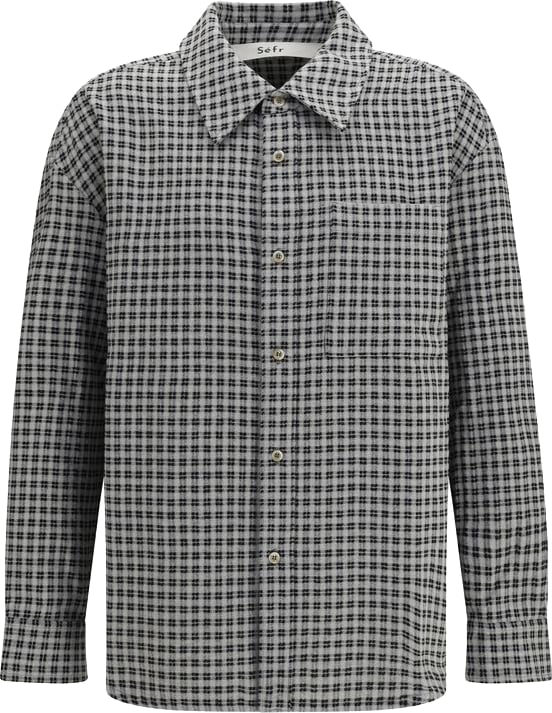 SÉFR Multicolor Marabou Shirt