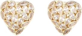 Self-Portrait Gold Brass Earrings