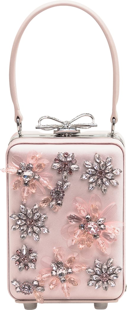 Borsa Micro Con Applicazioni Floreali