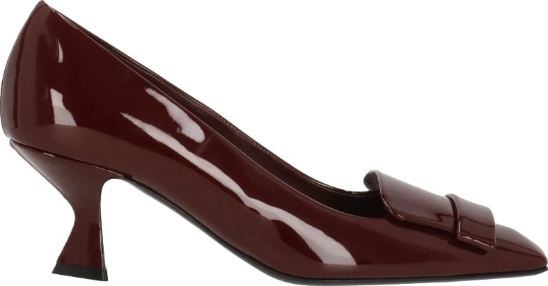 With Heel Burgundy