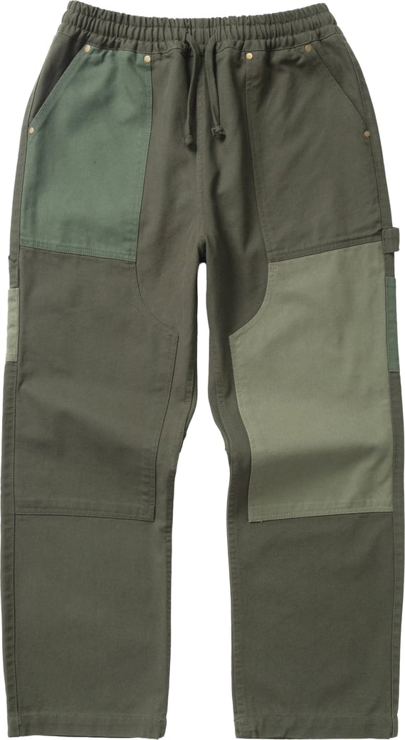 Service Works Patchwork Utility Chef Pants Groen