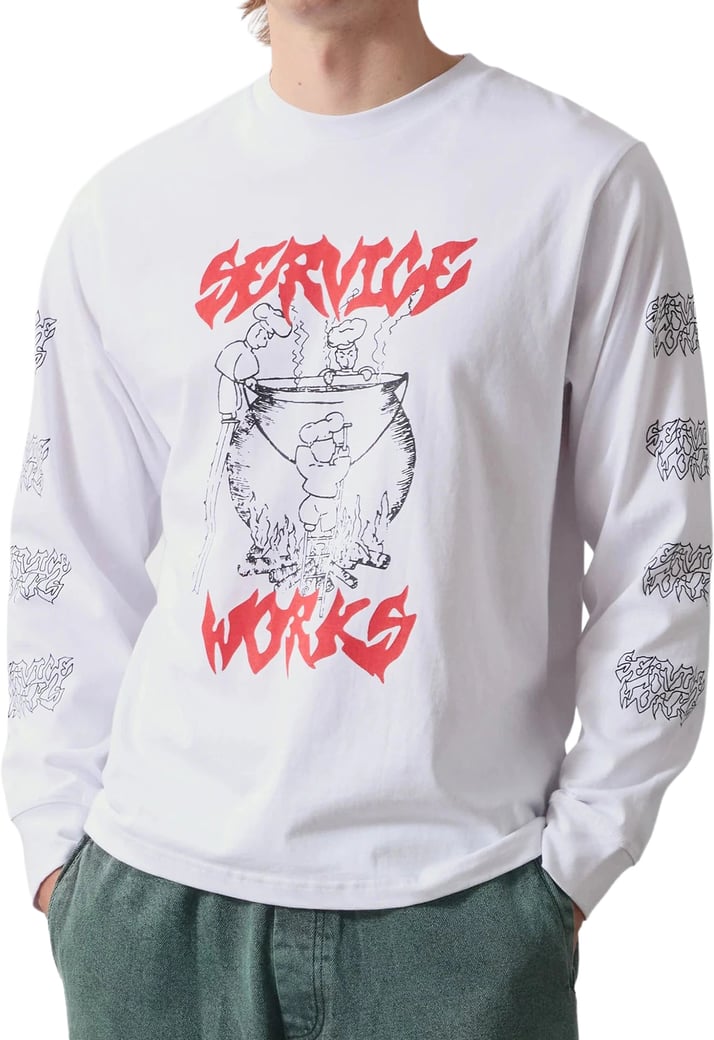 Service Works Boiling Point LS Tee Wit