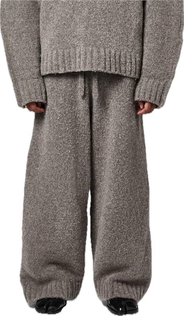 Wool Knit Stacks Pants