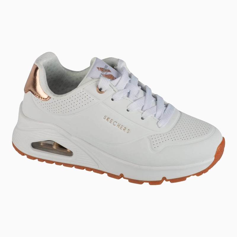 Skechers UNO Gen1 - Shimmer Away 'White' (Kids)