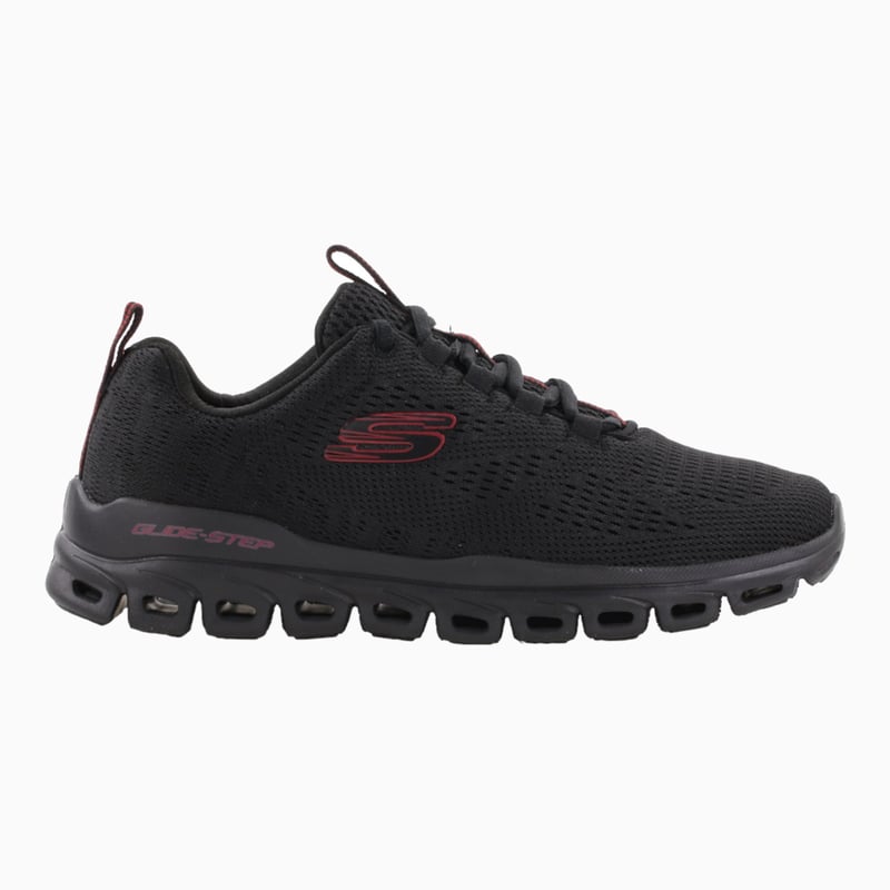 Skechers Glide-Step - Fasten Up 'Triple Black'