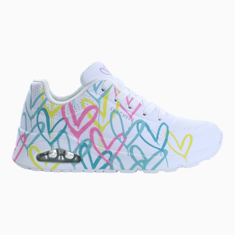 Skechers x JGoldcrown: UNO - Changed Love 'White Multi' (Women's)