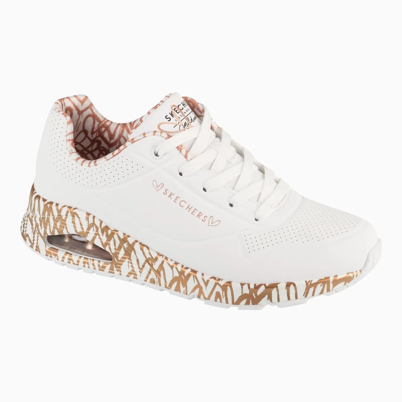 Skechers x JGoldcrown: UNO - Loving Love 'White Rose Gold' (Women's)