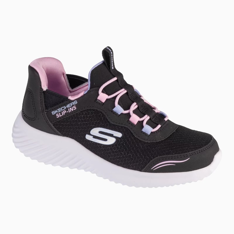 Skechers Slip-ins: Bounder - Simple Cute 'Black' (Kids)