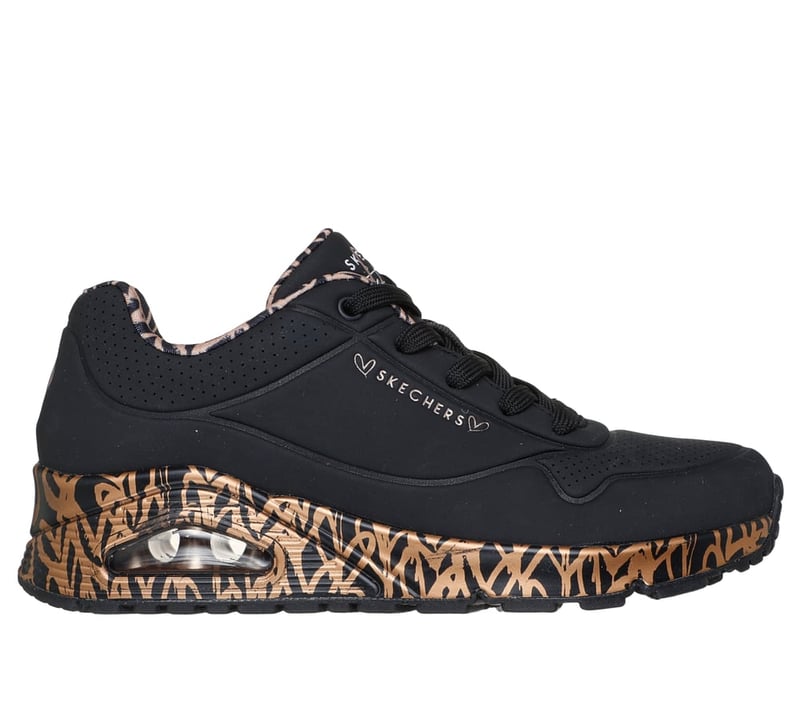Skechers x JGoldcrown: UNO - Loving Love 'Black Rose Gold' (Women's)