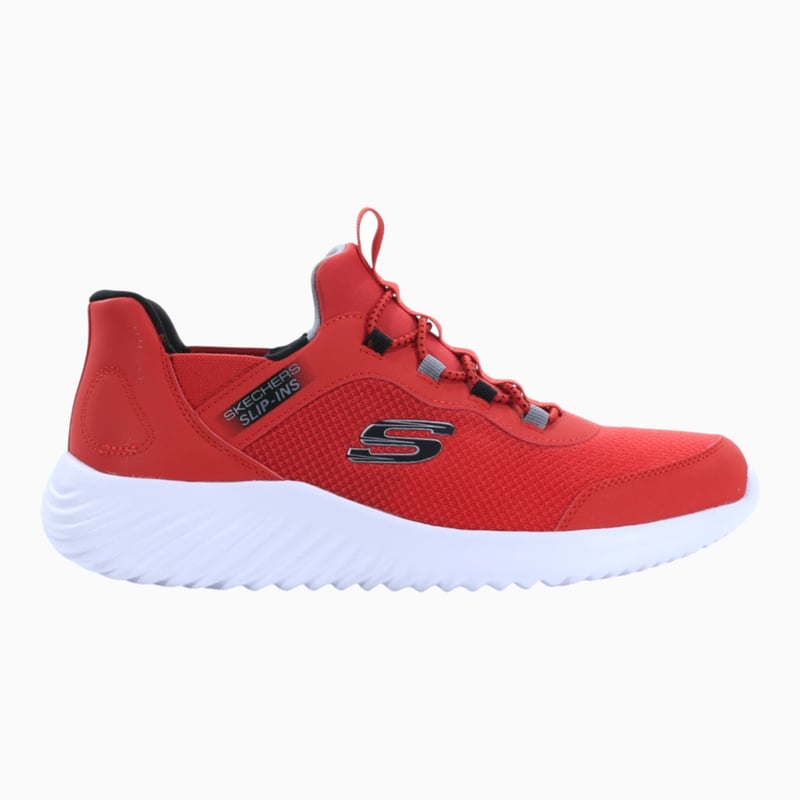 Skechers Slip-ins: Bounder - Brisk-Burst 'Red Black' (Kids)