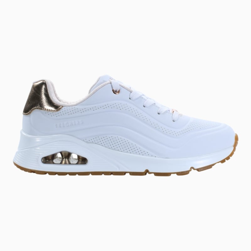 Skechers UNO Gen1 - Shimmer Wave 'White' (Kids)