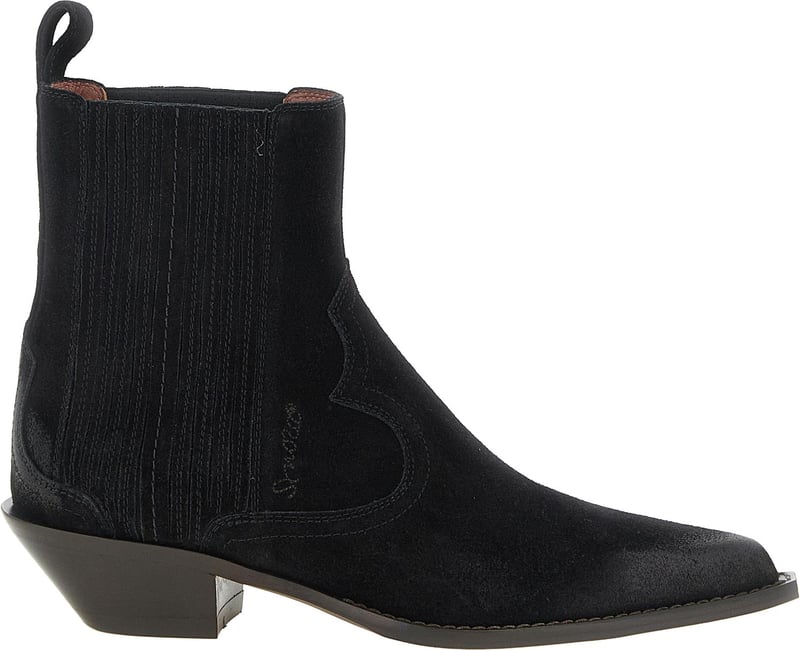 Sonora Black Calfskin Chelsea Boots