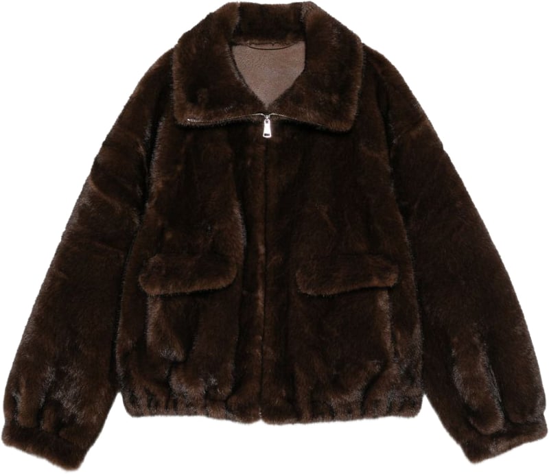 Sosue Faux-Fur Bomber Jacket