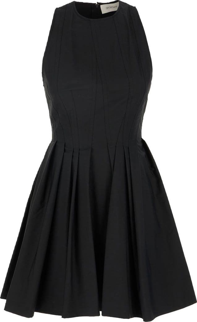 Sportmax Black cotton mini dress