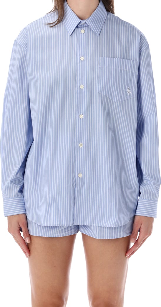 Shirt Logo Light Blue Stripe