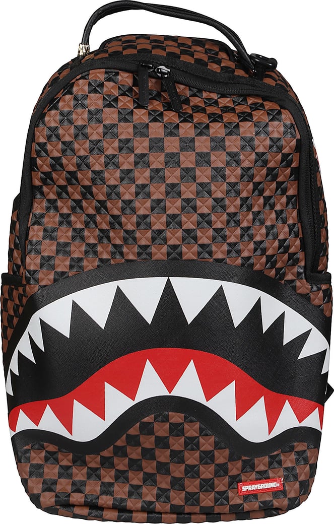 Sharks In Paris Pyramid Backpack Brown