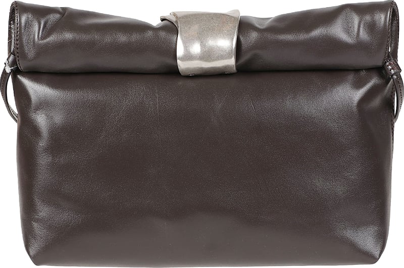 Cuff Clutch Bag Brown
