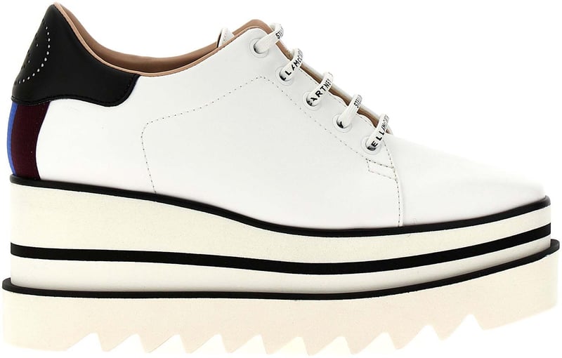Stella McCartney Bicolor Polyethylene Wedge Sandals