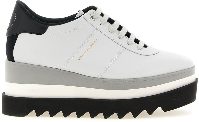 Stella McCartney Gray Polyethylene Wedge Sandals