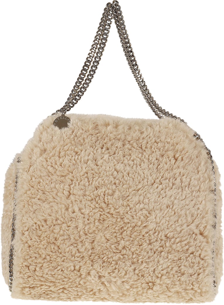 STELLA McCARTNEY Falabella Chain Tote Bag Eco Alter Shearling