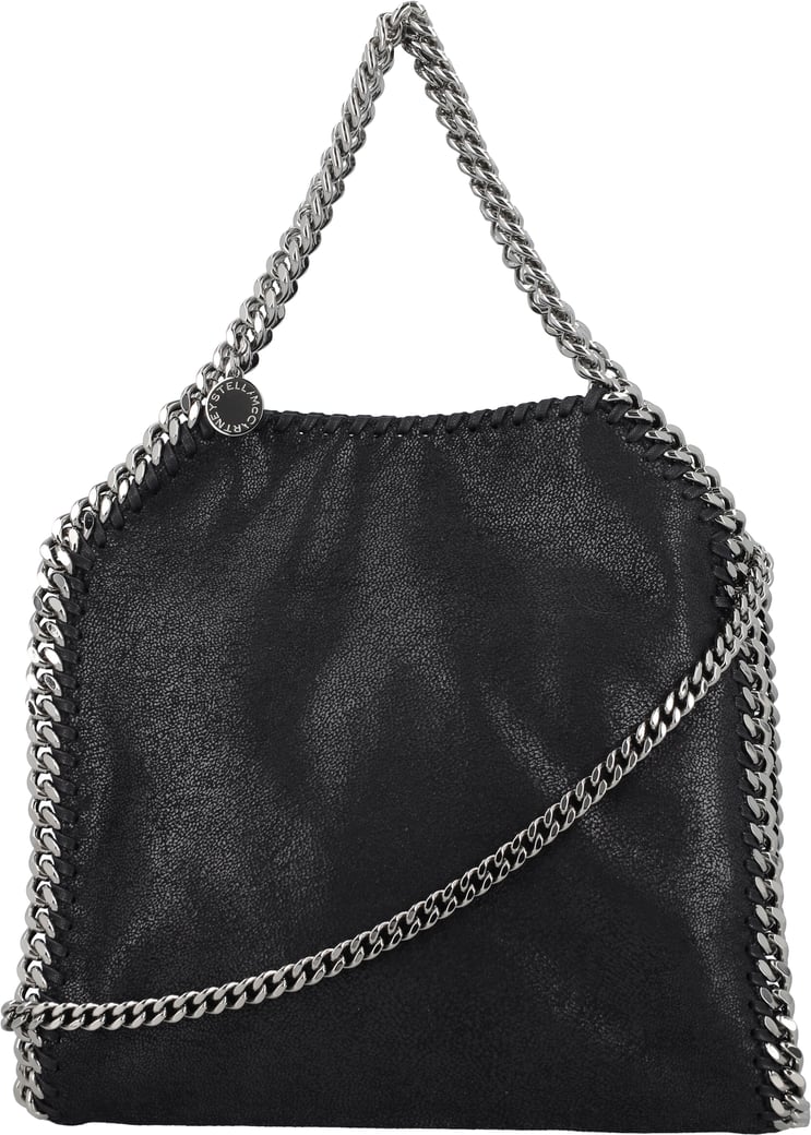 Falabella Mini Bag Eco Shaggy Deer W/Rut Nero