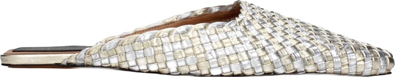 Stella McCartney Gray Leather Slippers
