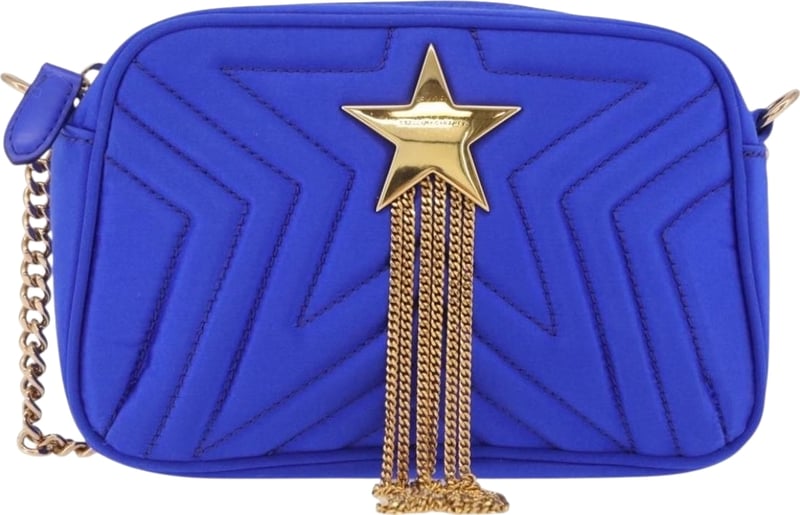 Stella McCartney Stella Star Camera Quilted Satin Mini