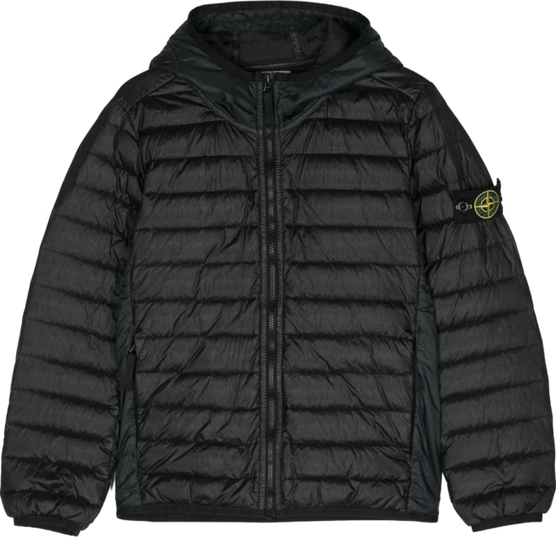 giubbotto vera piuma black