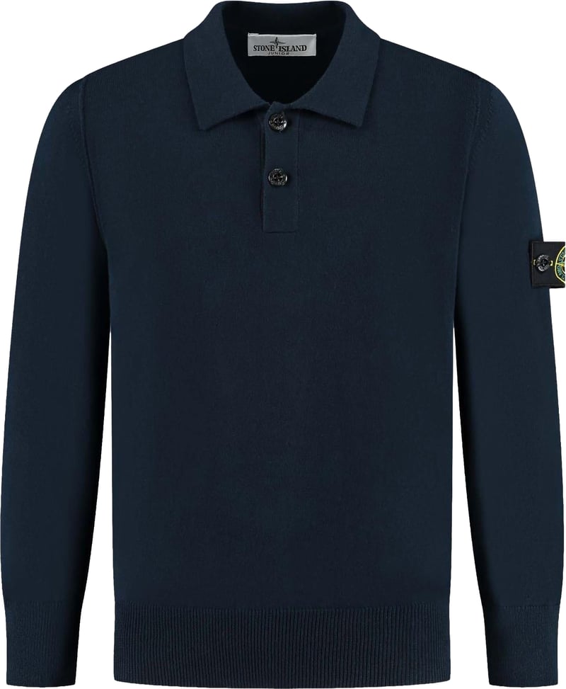 Stone Island Kids Ls Polo