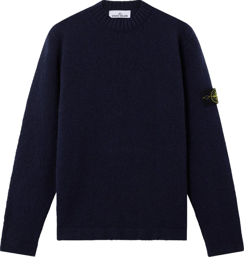 Stone Island Heren Logo patch Sweater Blauw